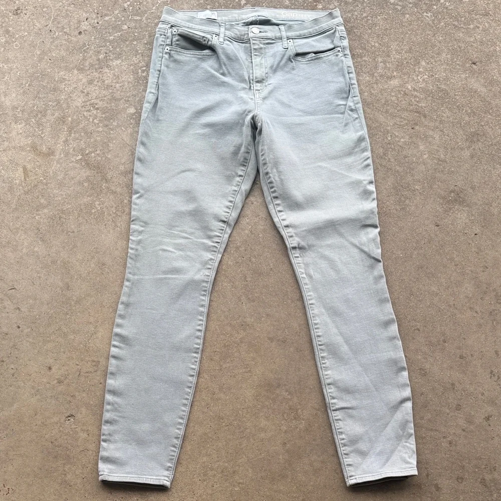 Gap Jeans Resolution True Skinny Mint Color Size 31 R